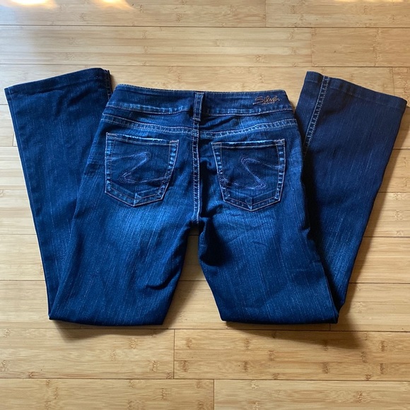 Silver Jeans Denim - Silver dark suki jeans boot cut